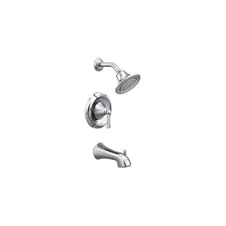 Moen Wynford Posi Tub Shower Trim Chr T4503